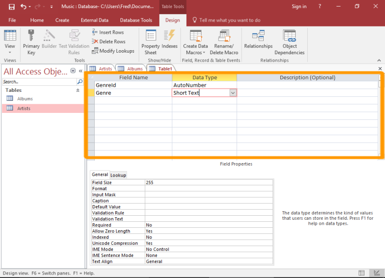 how-to-create-a-table-in-design-view-in-access