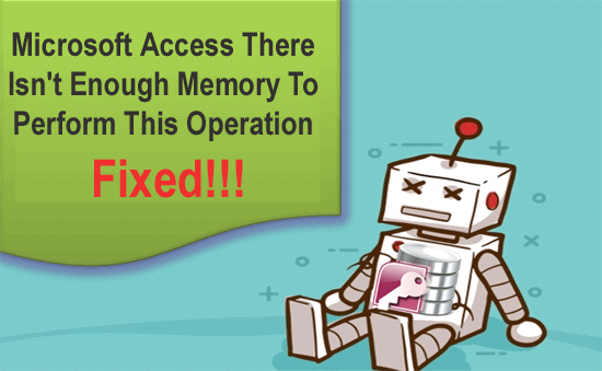 there isn't enough memory to perform this operation