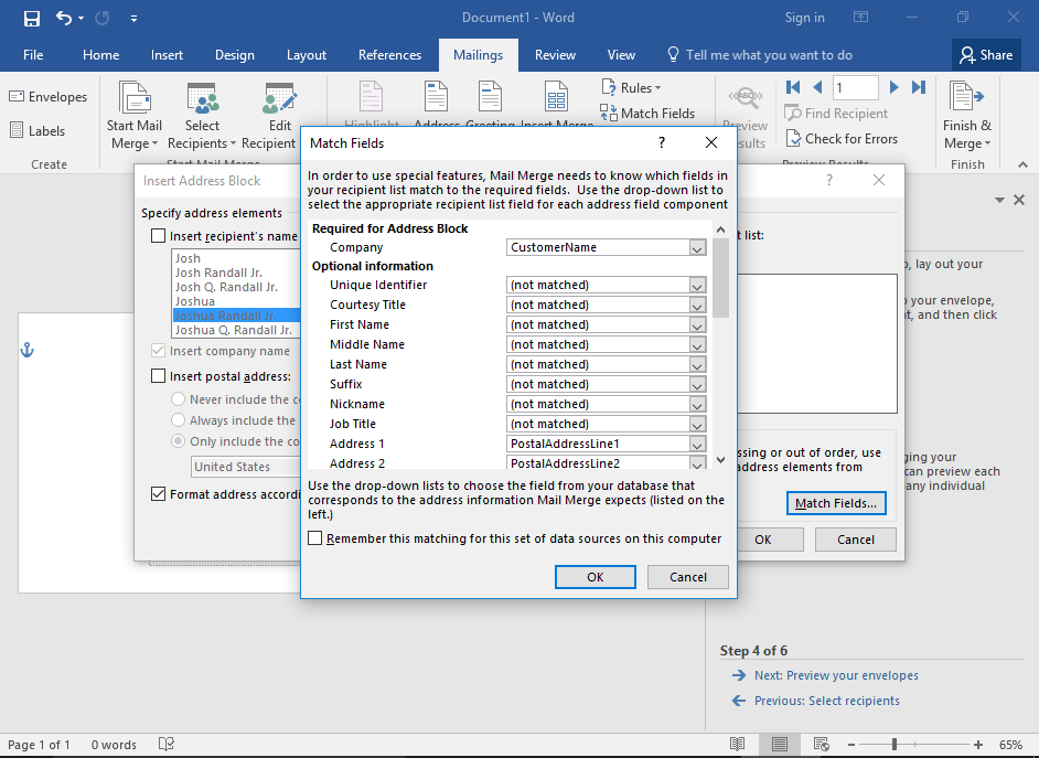 How To Do A Mail Merge In Access 2016 